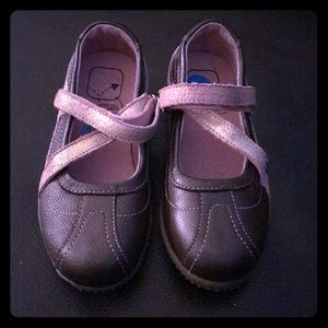 Stride Rite Kyla Dark Brown Mary Jane Flats